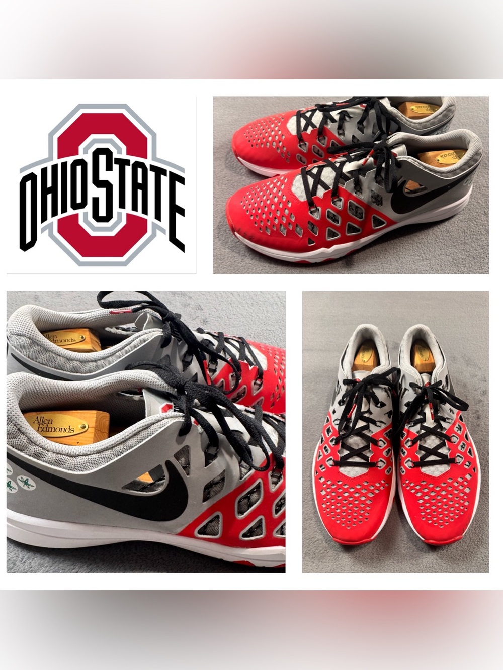 Nike/OSU Buckeyes Training Sneakers -Nike Train Speed 4 AMP